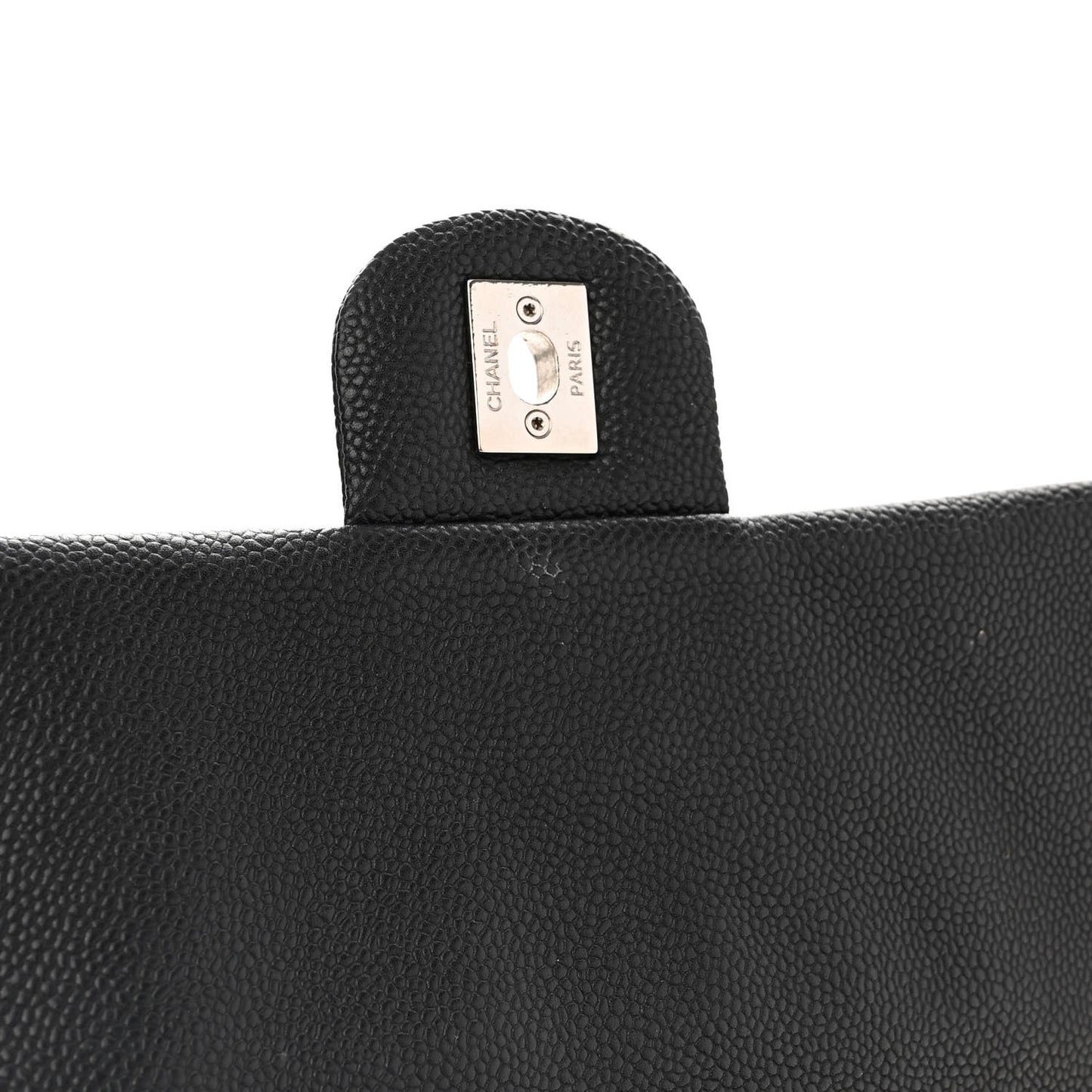 Caviar Quilted Jumbo Easy Flap Black