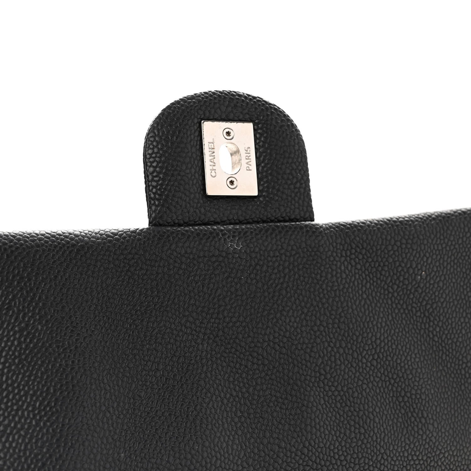 Chanel Caviar Quilted Jumbo Easy Flap Black 11 of 12