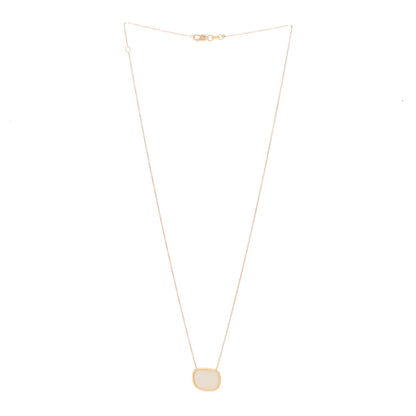 Roberto Coin 18K Rose Gold Mother of Pearl Amphibole Pendant Necklace 3 of 4