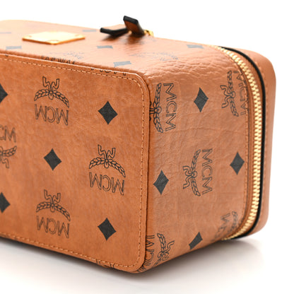 MCM Visetos Vanity Case Cognac 9 of 9