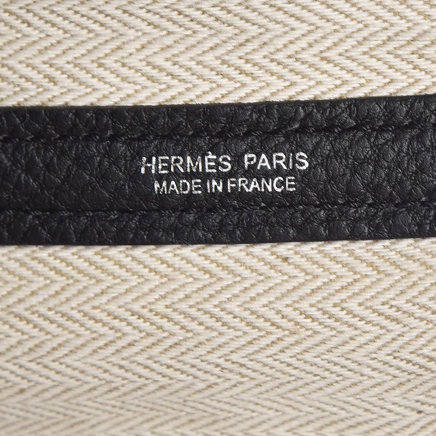 Hermes Negonda Garden Party Tote 36 MM Black 6 of 8