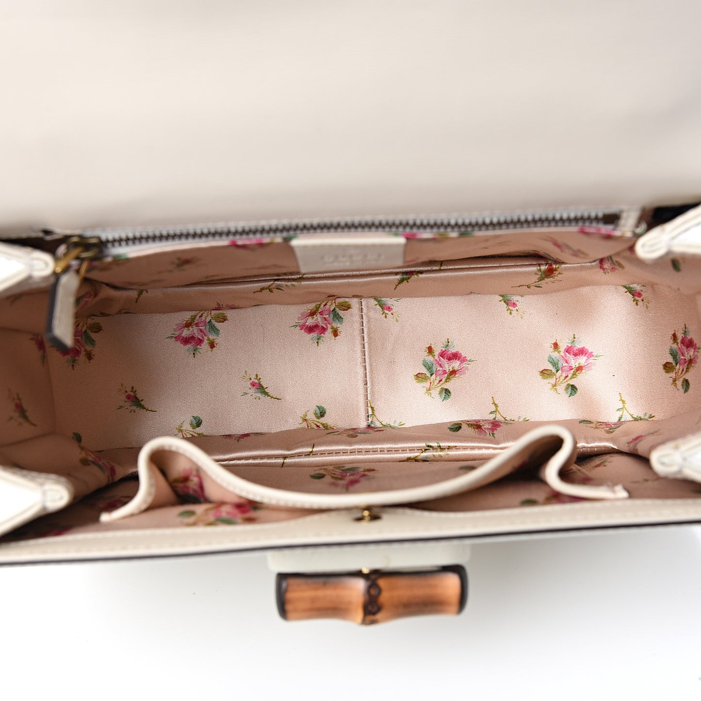 Calfskin Plexiglass Medium Classic 2 Top Handle Bag White