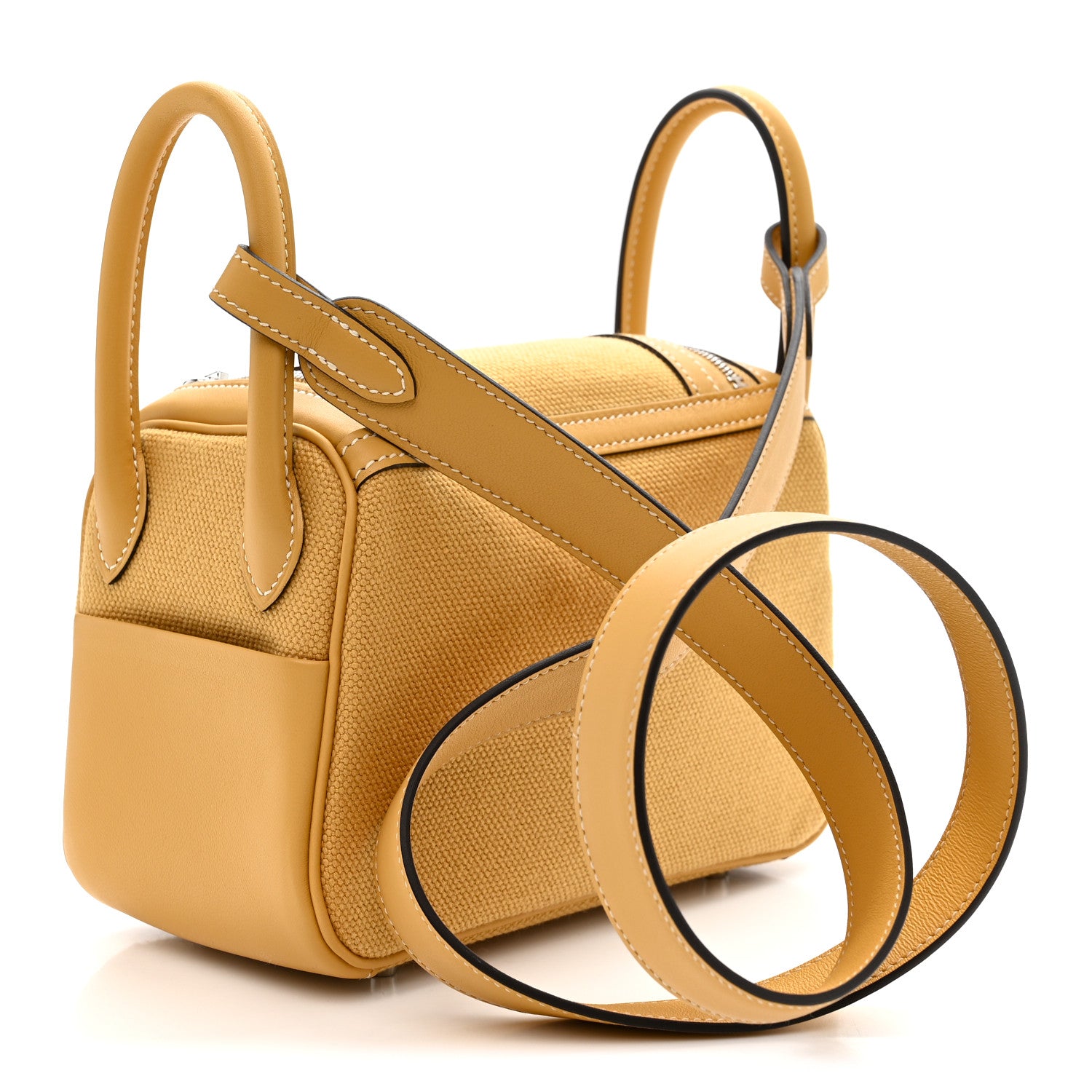 Hermes Toile Goeland Swift Mini Lindy 20 Paille 3 of 11