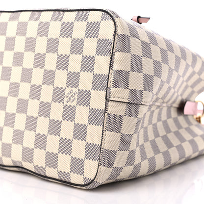 Louis Vuitton Damier Azur Neonoe MM Eau De Rose 9 of 9