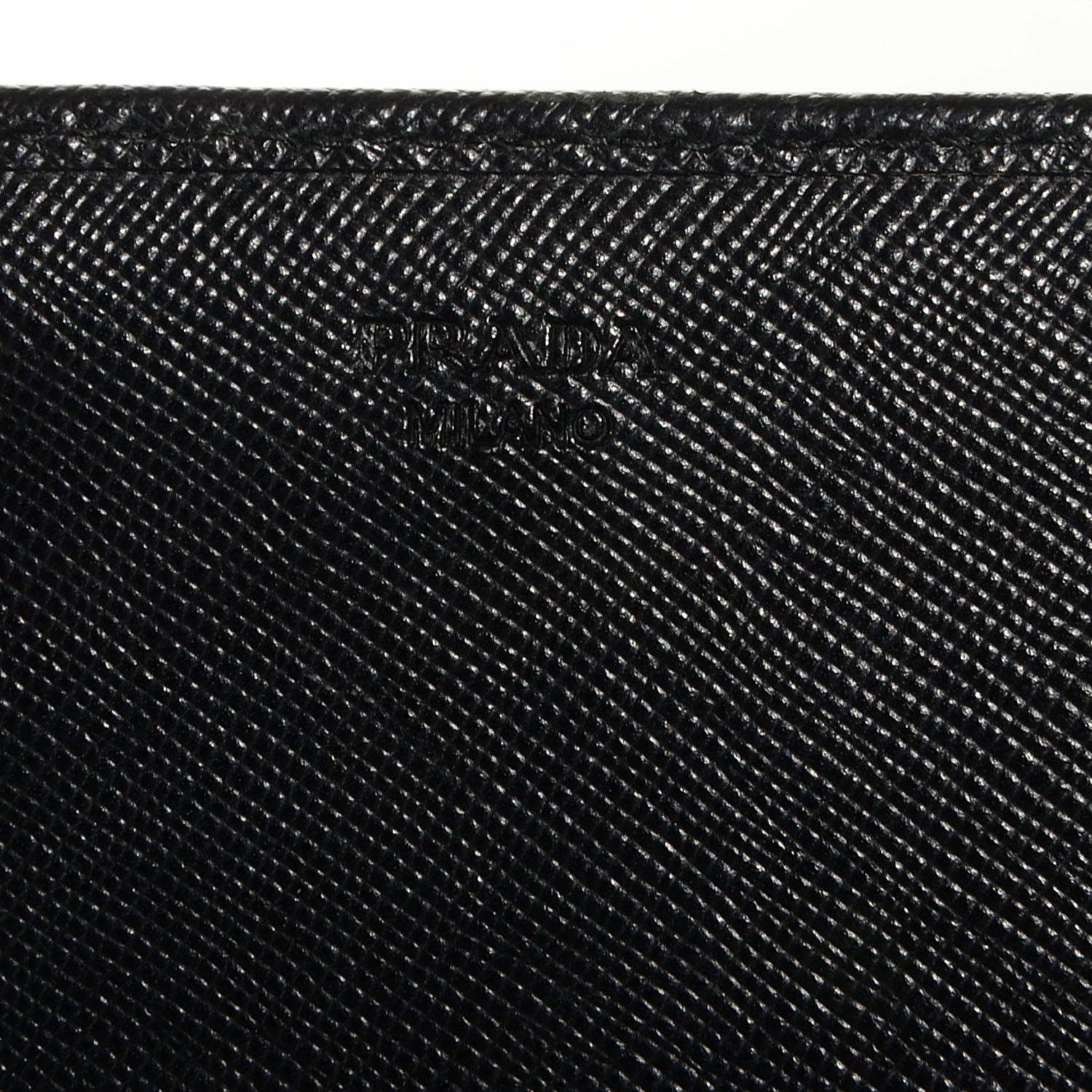Prada Saffiano Metal Continental Flap Wallet Nero Black 5 of 8