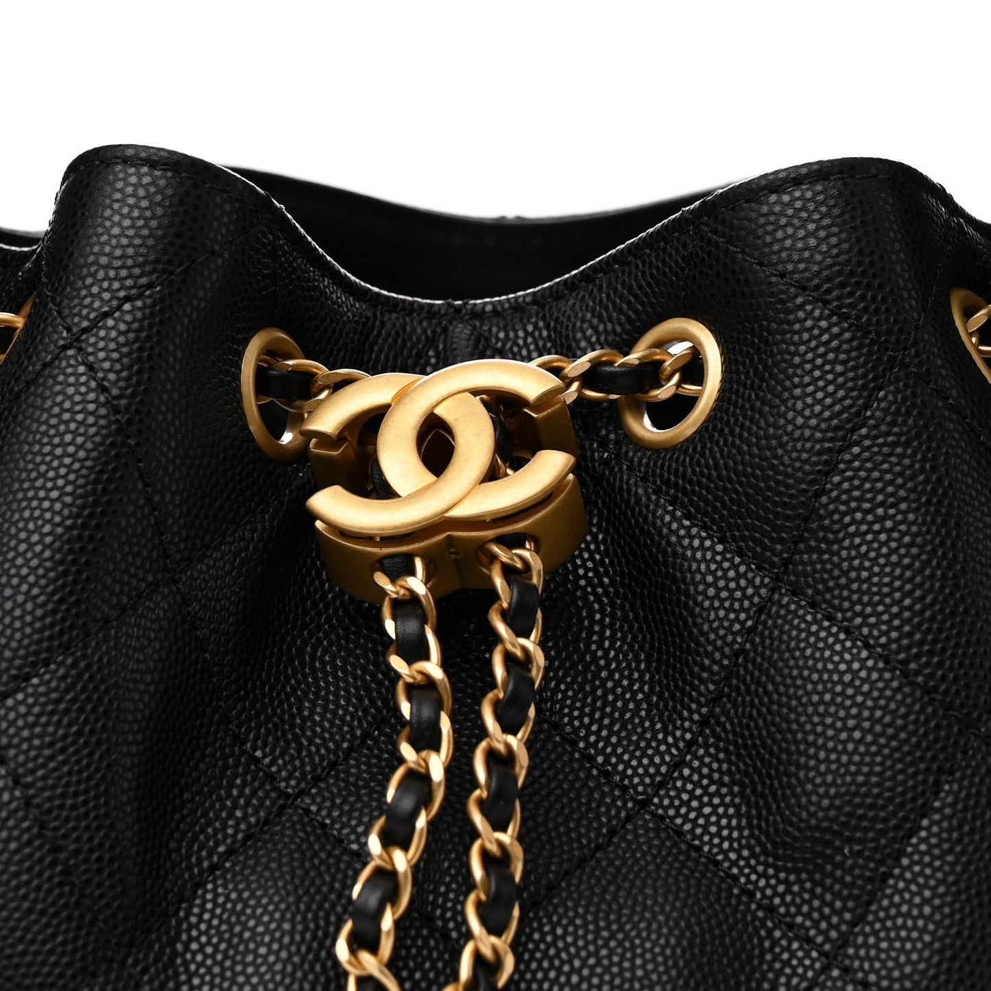 Caviar Quilted Small Chanel 25 Handbag Black