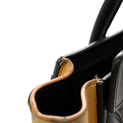 Celine Nubuck Smooth Calfskin Nano Tri-Color Luggage Desert 19 of 22