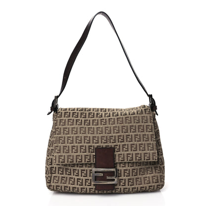 Fendi Zucchino Mama Baguette Brown 1 of 11
