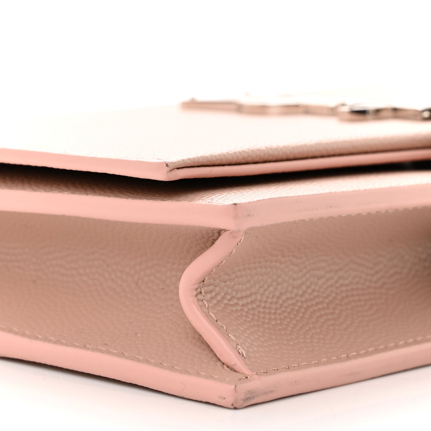Grain De Poudre Classic Monogram Kate Tassel Chain Wallet Marble Pink