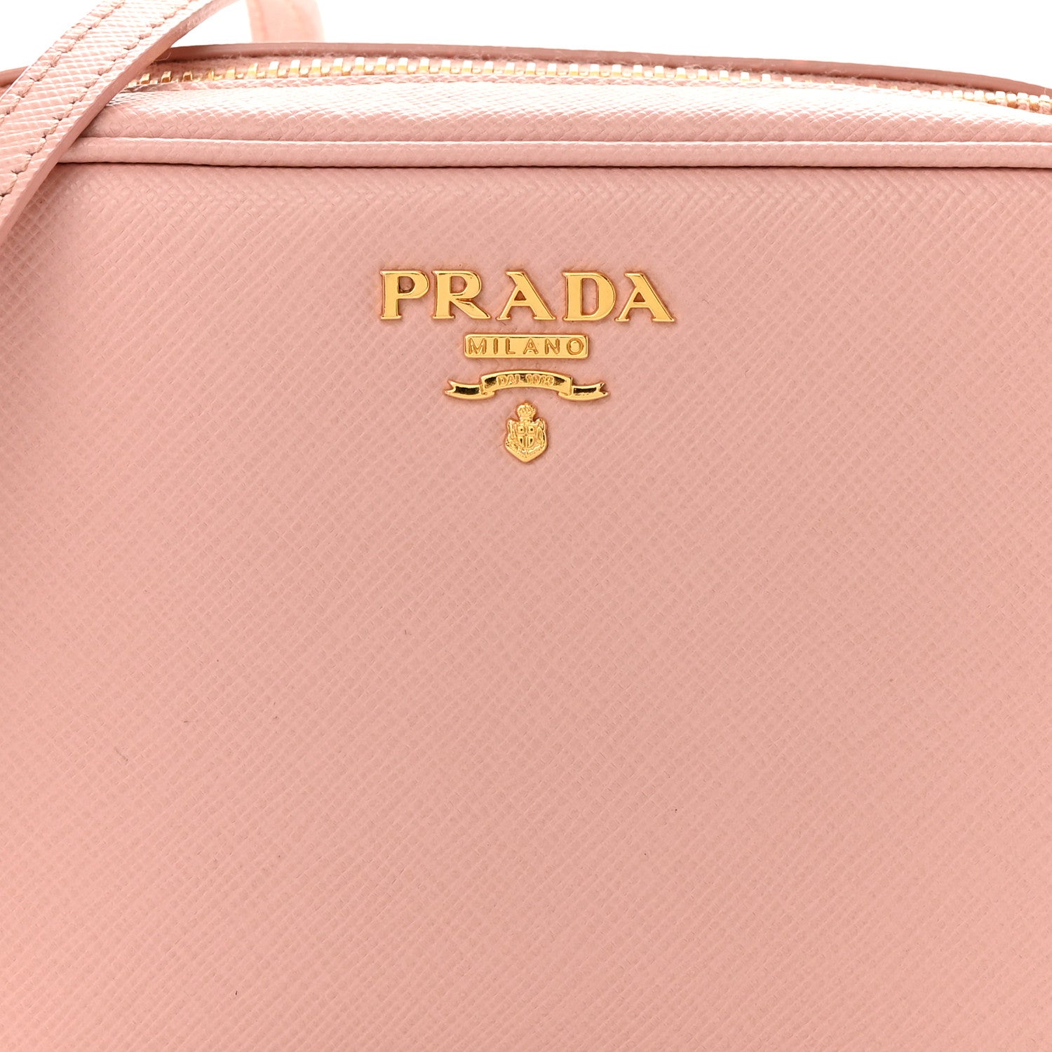 Prada Saffiano Mini Camera Crossbody Bag Petalo 7 of 9