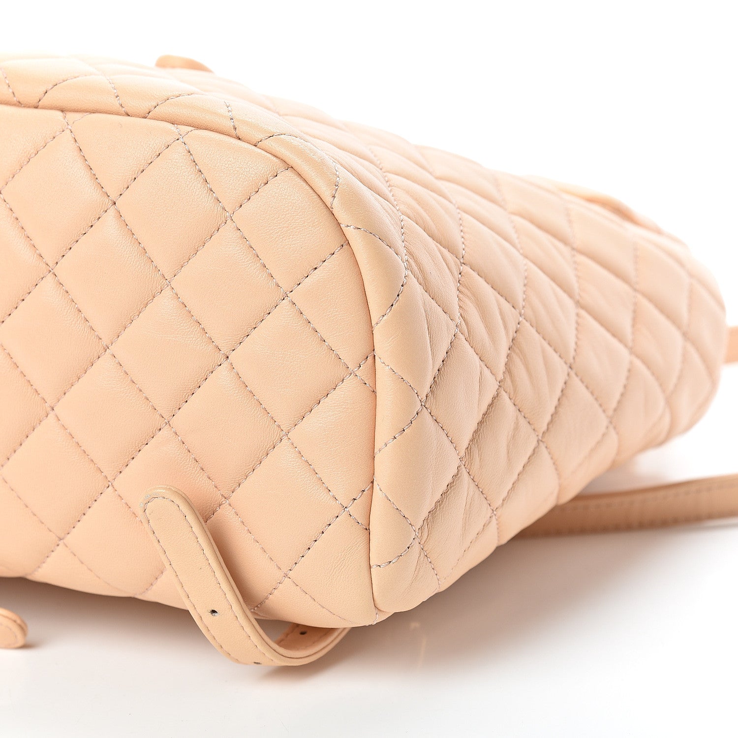 Chanel Lambskin Quilted Small Urban Spirit Backpack Beige 9 of 9