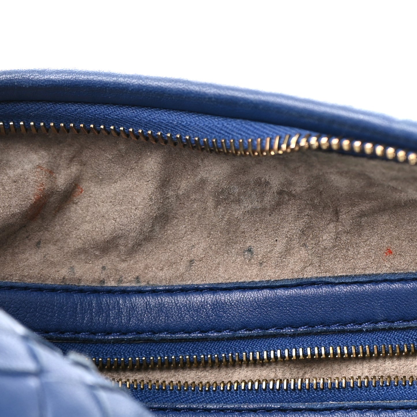 Nappa Intrecciato Large Veneta Hobo Baltic Blue