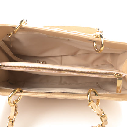 Chanel Caviar Quilted Grand Shopping Tote GST Beige 5 of 11