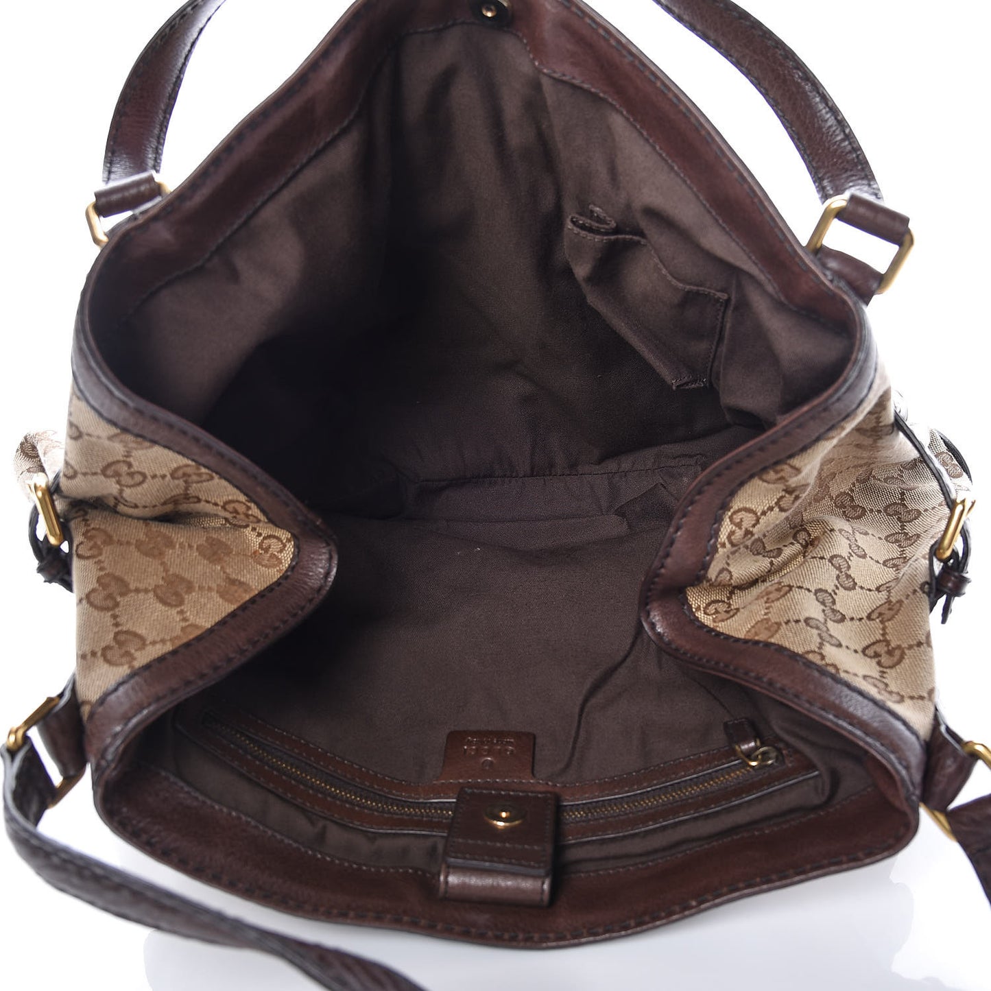 Monogram Medium Jockey Tote Dark Brown