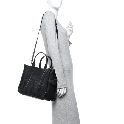 Marc Jacobs Grained Calfskin Medium The Tote Bag Black 2 of 14