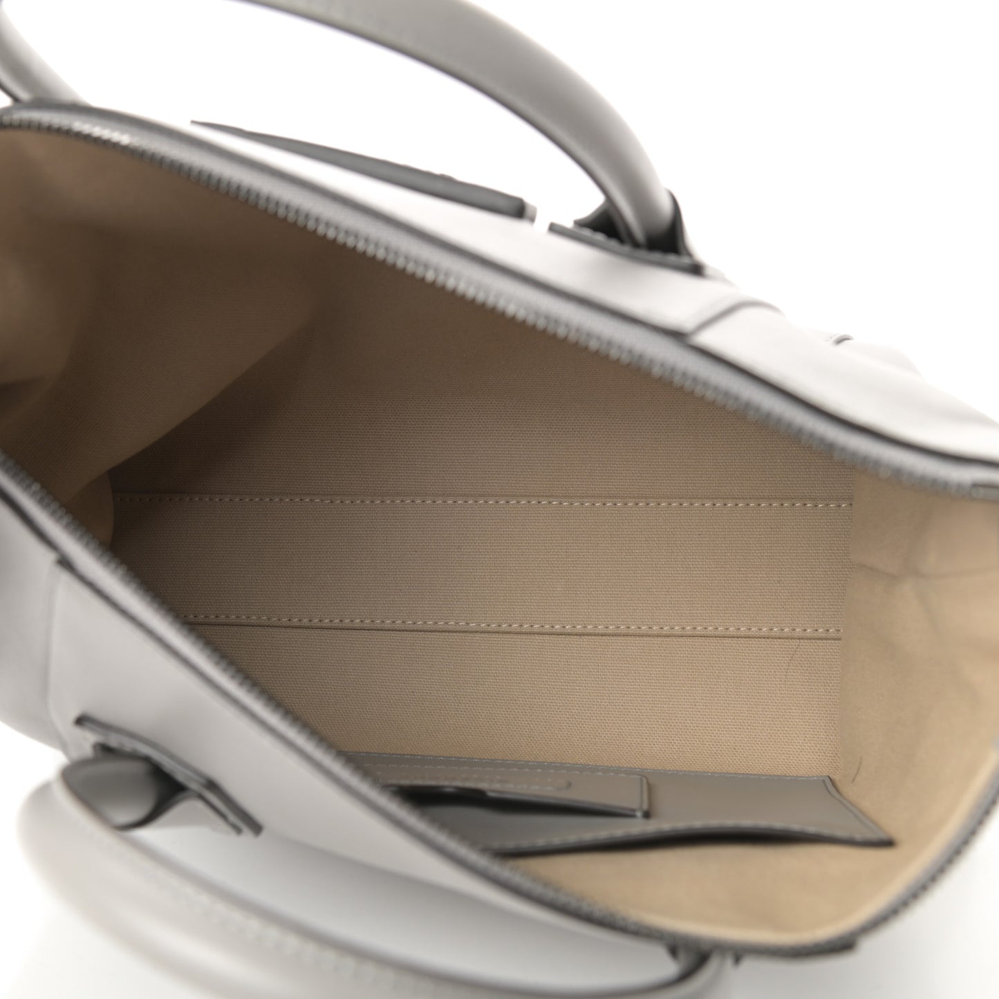 Calfskin Small Soft Antigona Pearl Grey