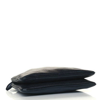 Prada Vitello Daino Double Zip Crossbody Bag Black 5 of 12