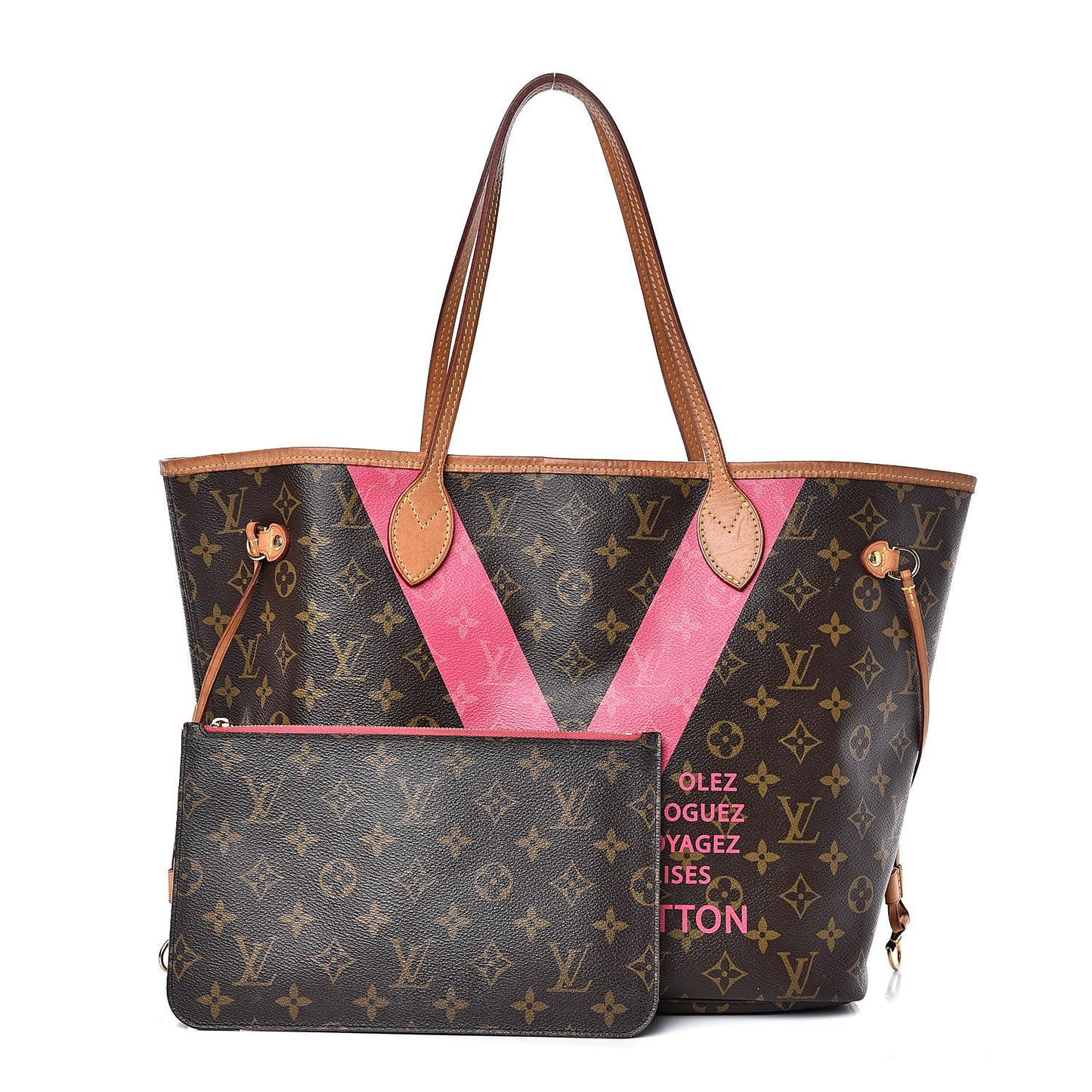Monogram V Neverfull MM Grenade