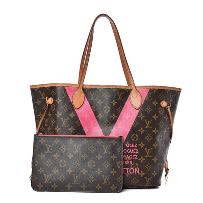 Louis Vuitton Monogram V Neverfull MM Grenade 1 of 29
