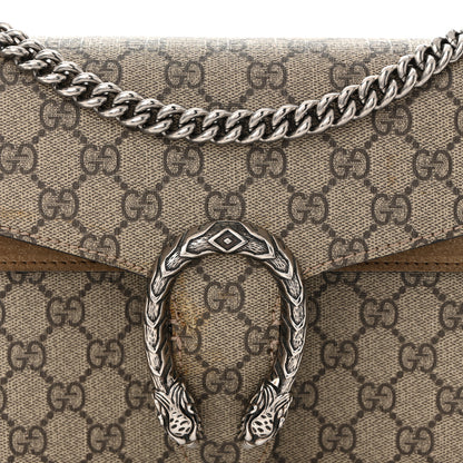 Gucci GG Supreme Monogram Small Dionysus Shoulder Bag Taupe 8 of 13