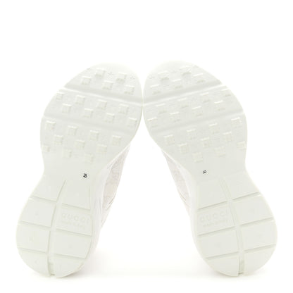Gucci GG Supreme Monogram Womens Rhyton Sneakers 35 White 6 of 11