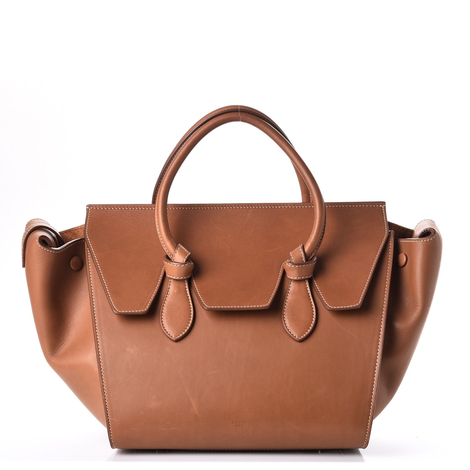 Celine Natural Calfskin Mini Tie Knot Tote Tan 1 of 9