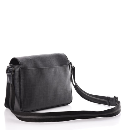 Fendi Zucca Spalmati Messenger Black 3 of 14