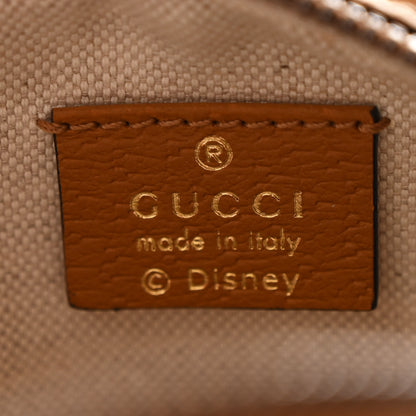 Gucci X DISNEY Mini Vintage GG Supreme Monogram Mickey Mouse Round Shoulder Bag Beige Vintage Sun Oil 6 of 11