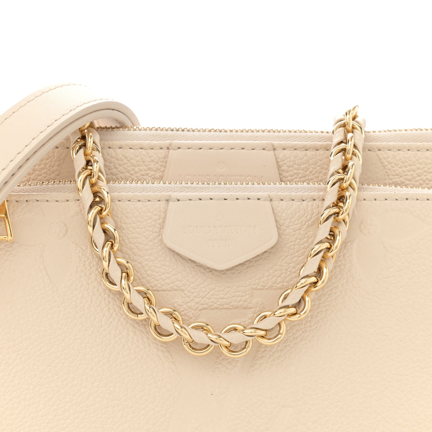 Louis Vuitton Empreinte Monogram Giant Multi Pochette Accessories Cream 7 of 11