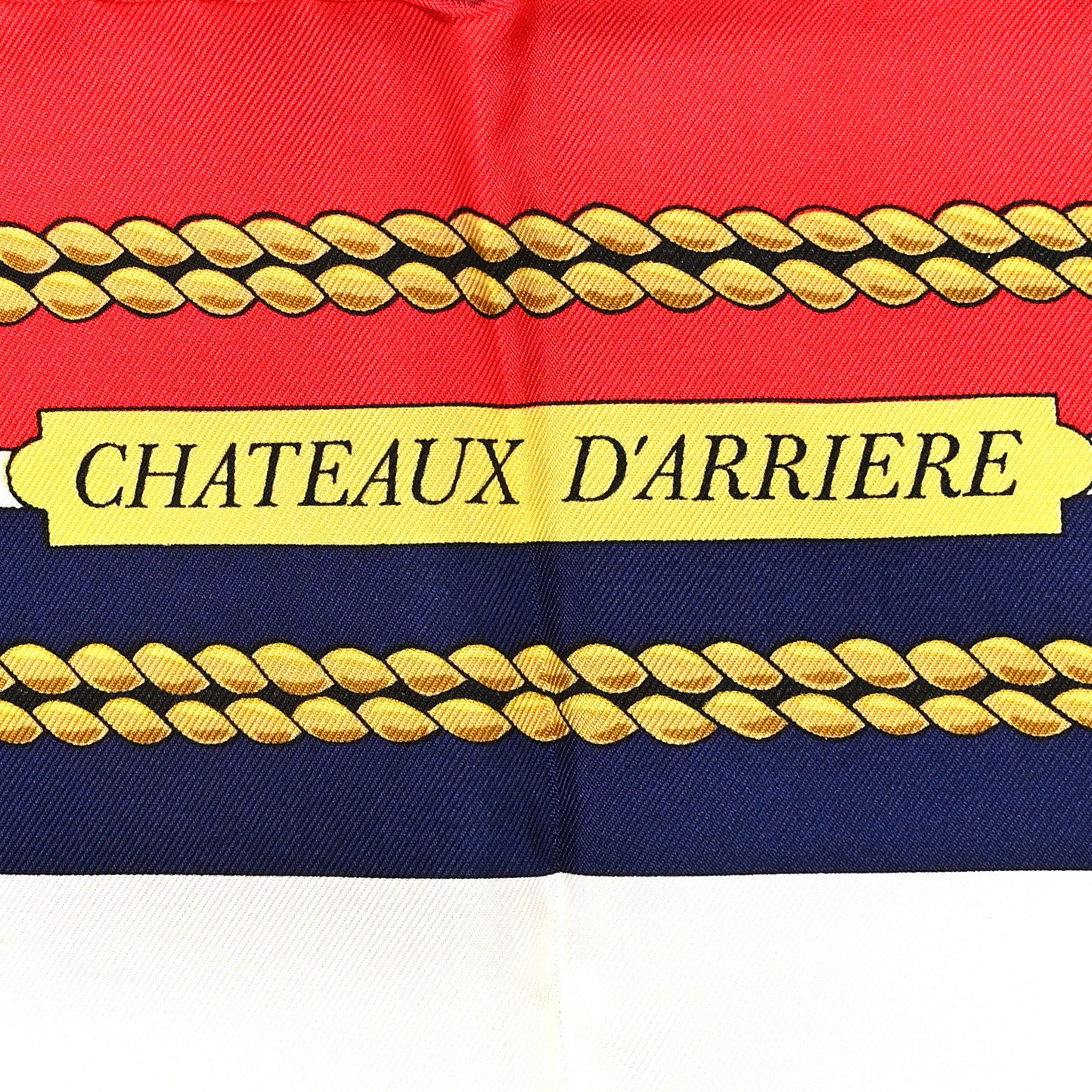 Silk Chateaux D' Arriere Scarf 90