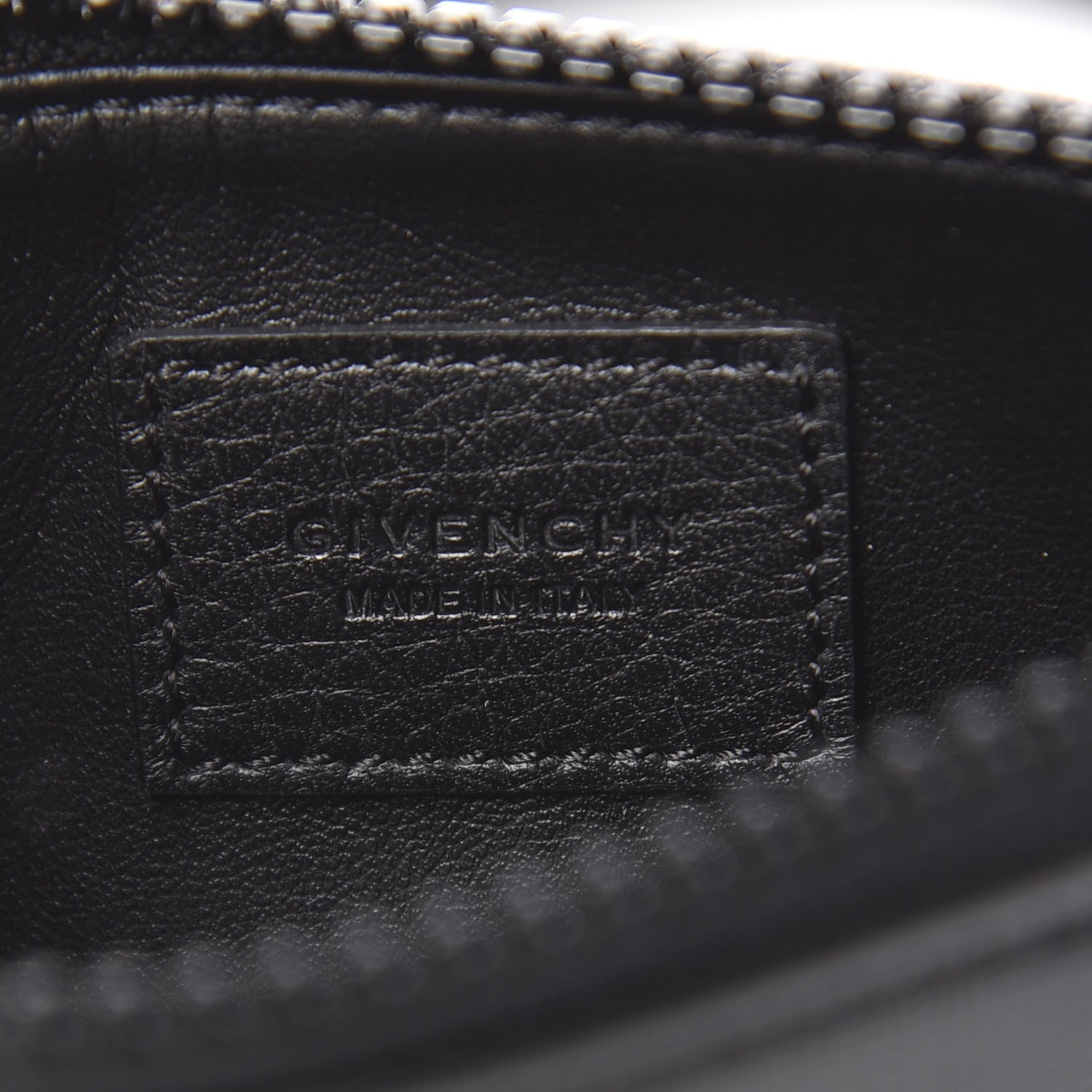 Givenchy Calfskin Fin Crossbody Bag Black 6 of 10