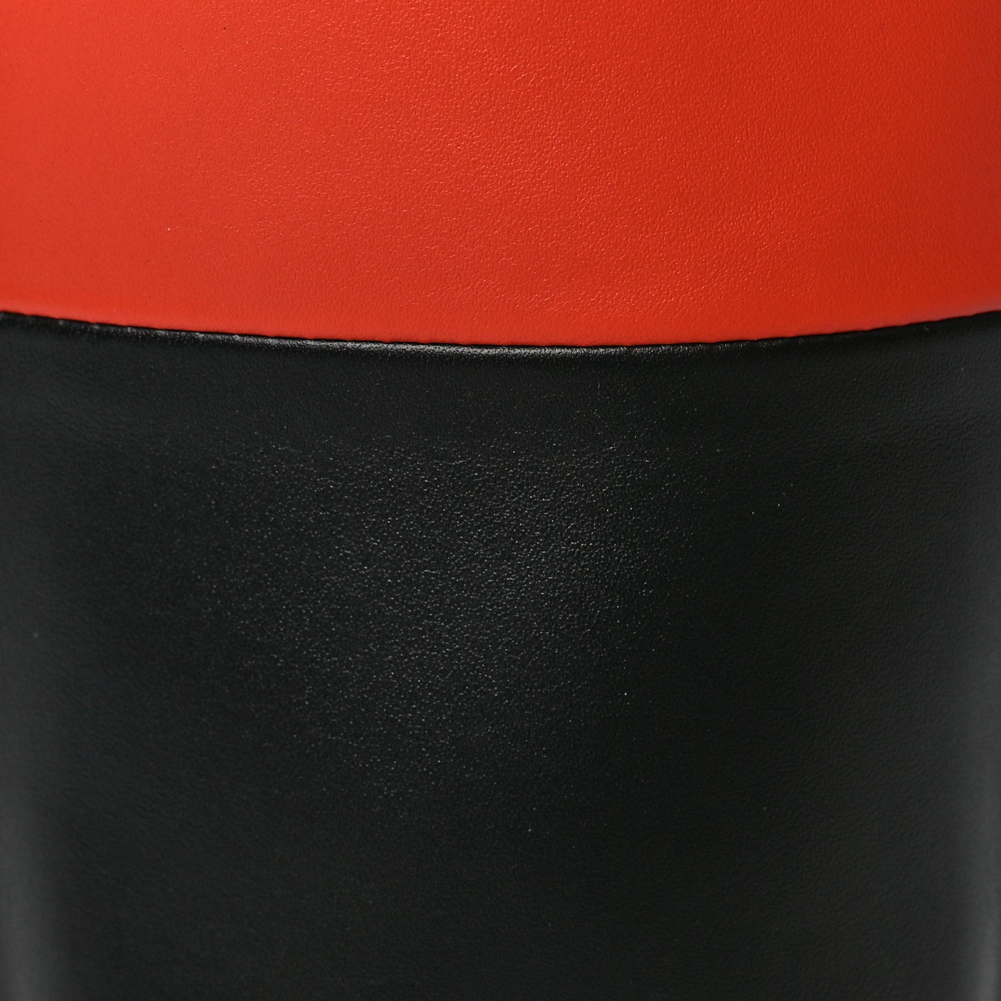 Smooth Calfskin Mini Gate Pocket Black Orange