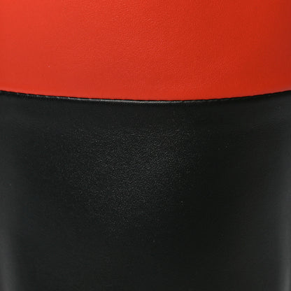Loewe Smooth Calfskin Mini Gate Pocket Black Orange 7 of 9
