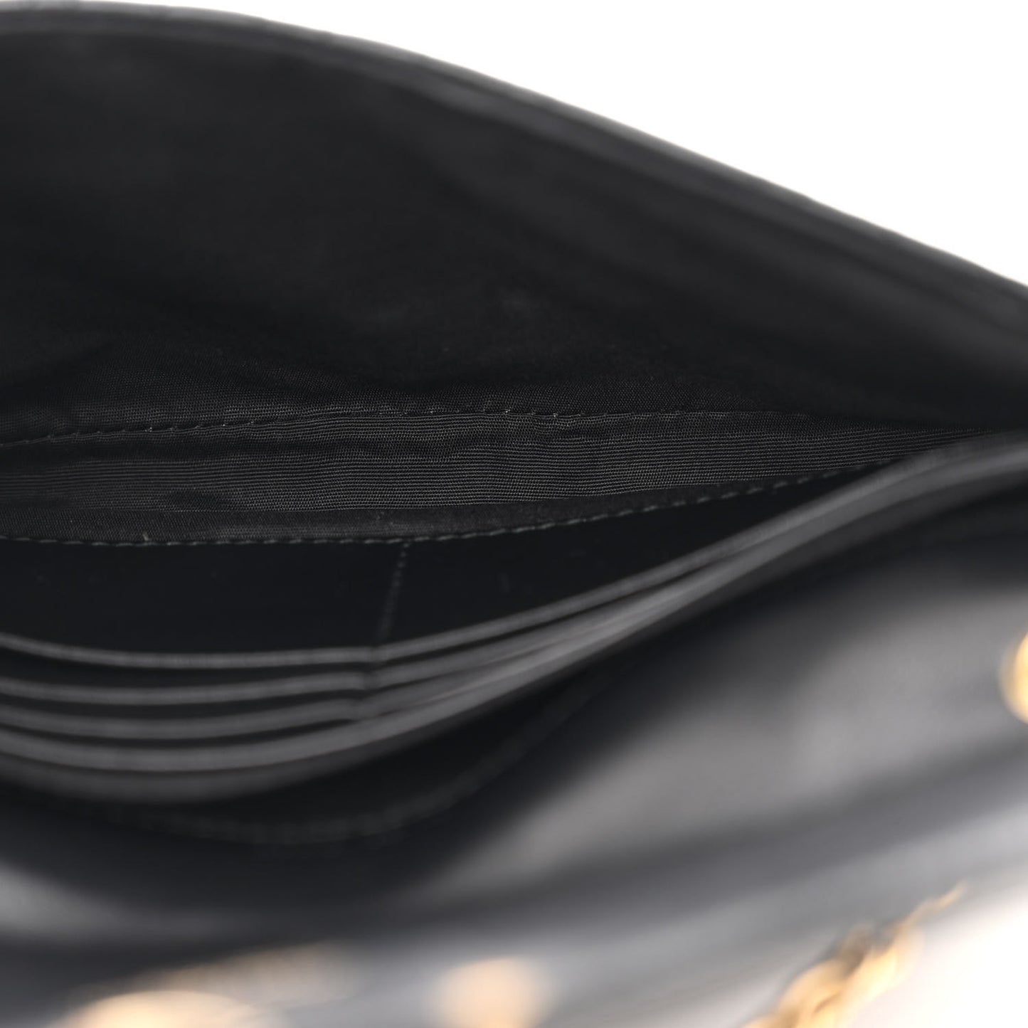 Calfskin Quilted Gancini Mini Bag Black