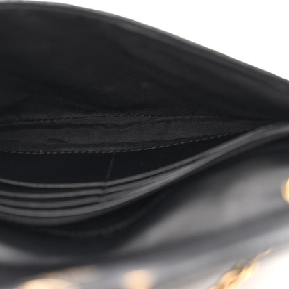 Salvatore Ferragamo Calfskin Quilted Gancini Mini Bag Black 5 of 12