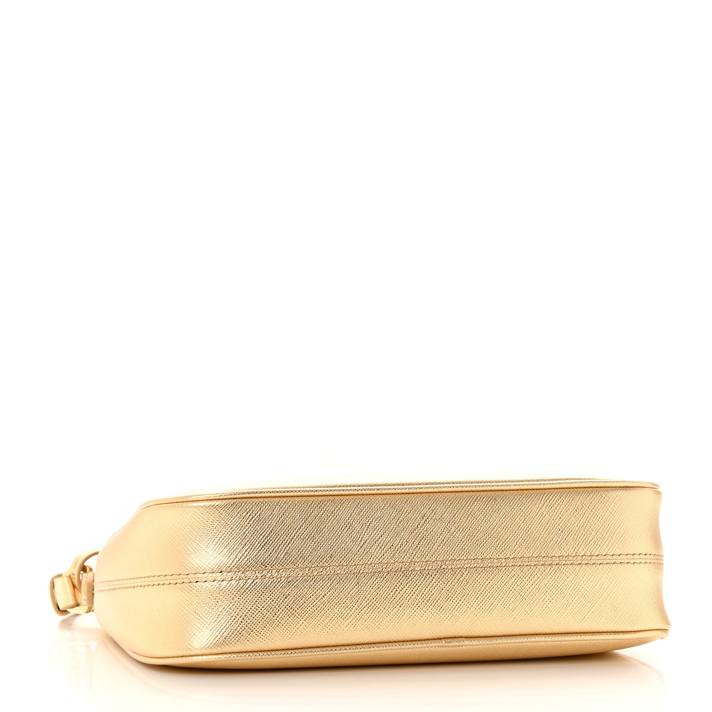 Saffiano Lux Mini Re-Edition Shoulder Bag Platino