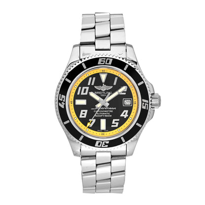 Breitling Stainless Steel 42mm SuperOcean Automatic Watch Black A17364 1 of 5