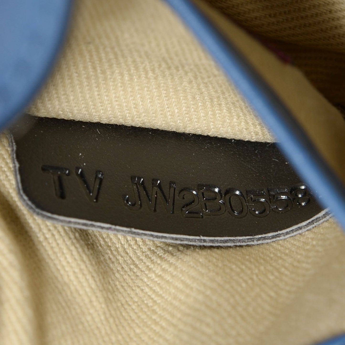 Vitello Rockstud Halfmoon Saddle Bag Light Sapphire