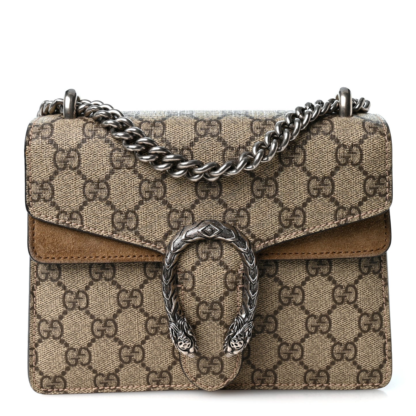 GG Supreme Monogram Mini Dionysus Shoulder Bag Taupe