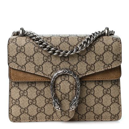Gucci GG Supreme Monogram Mini Dionysus Shoulder Bag Taupe 1 of 11