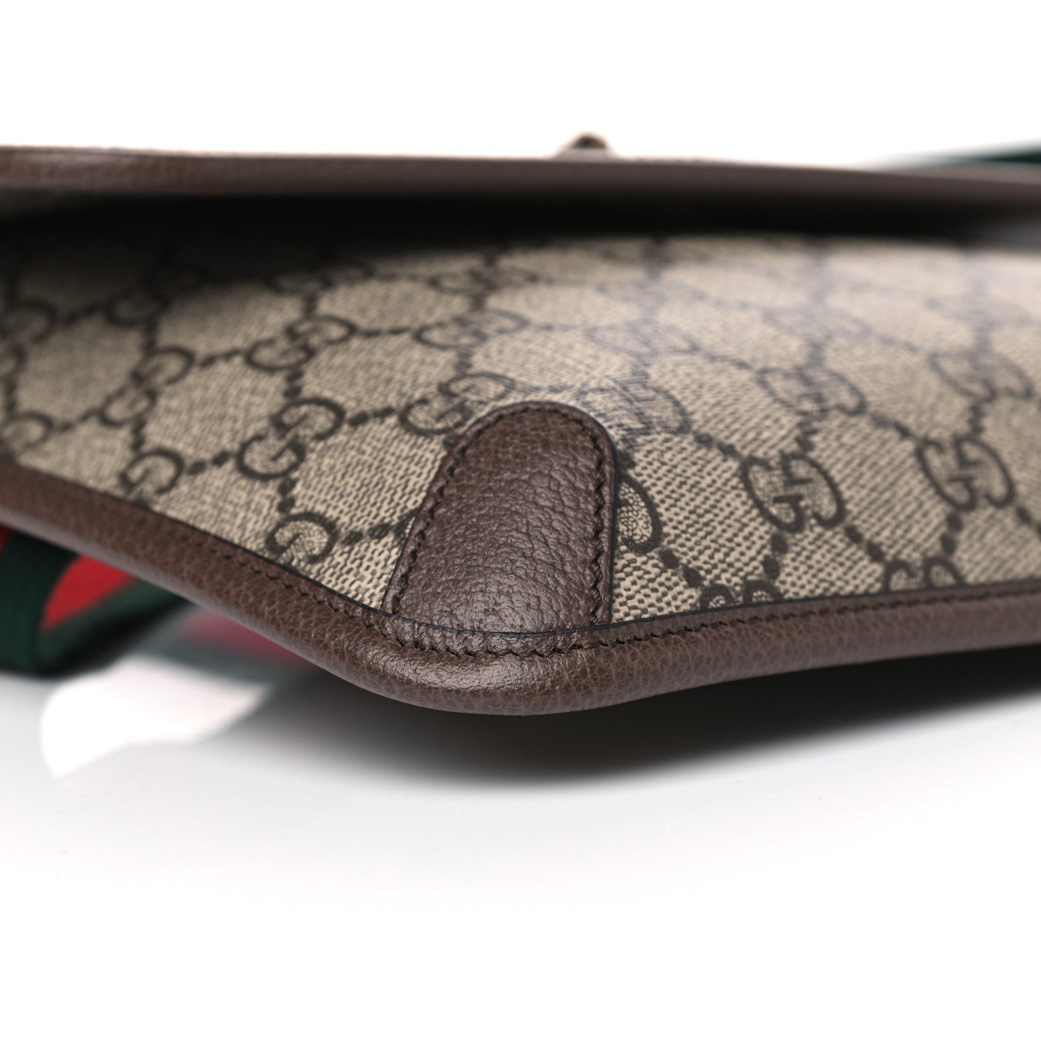Gucci GG Supreme Monogram Neo Vintage Web Belt Bag Brown 10 of 11