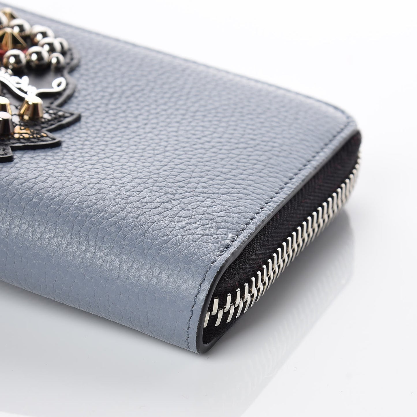 Calfskin Ecusson Panettone Zip Around Wallet Squale