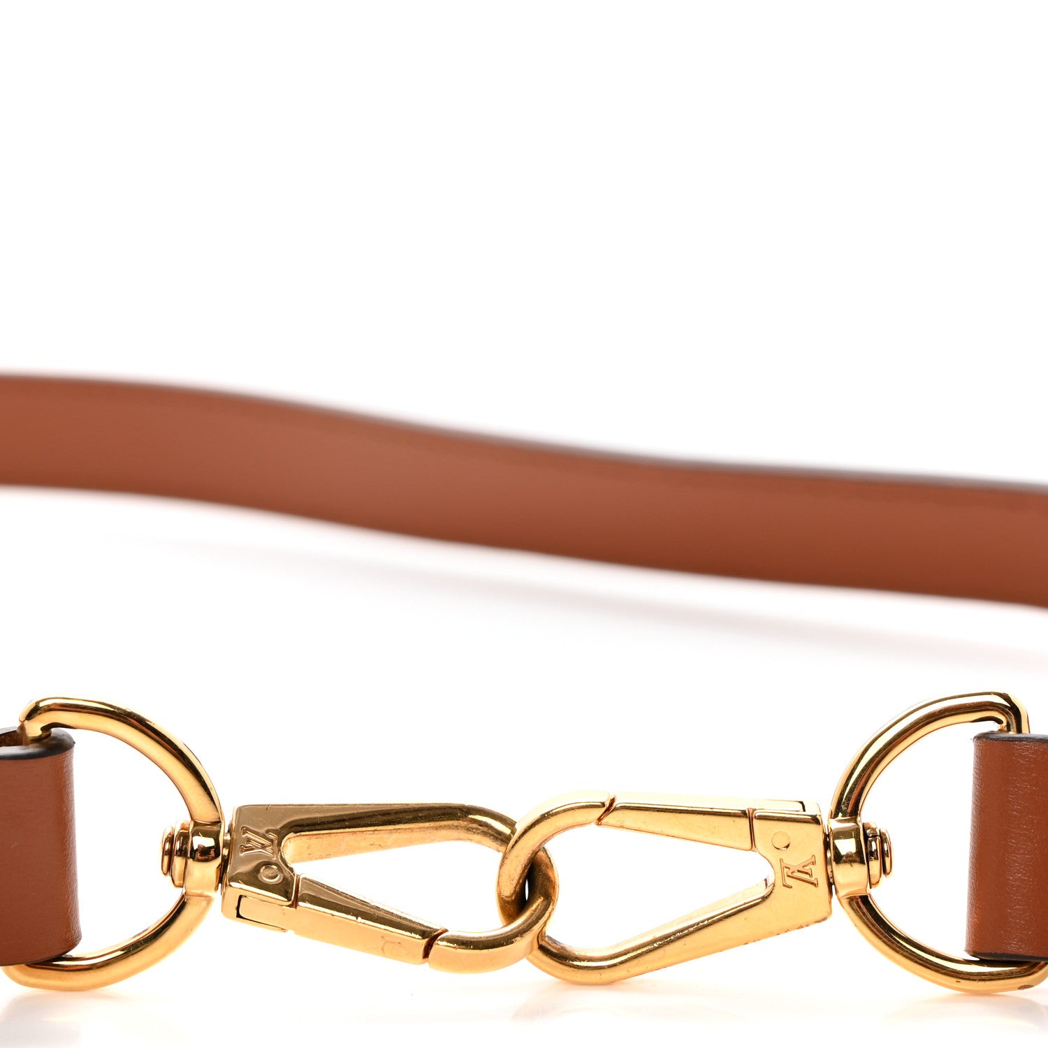 Louis Vuitton lv brown calfskin strap 4 of 6