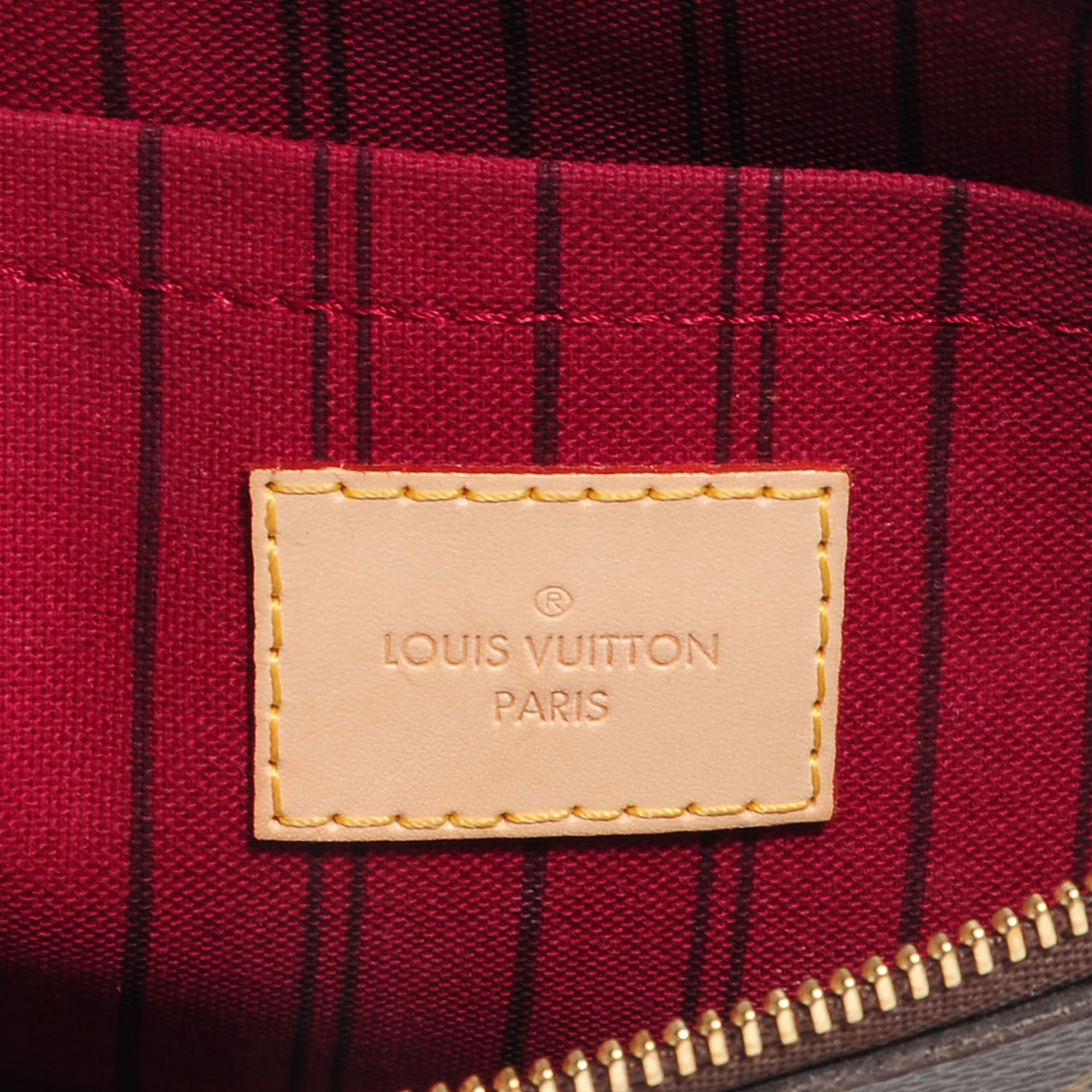 Louis Vuitton Monogram Neverfull MM GM Pochette Fuchsia 5 of 8