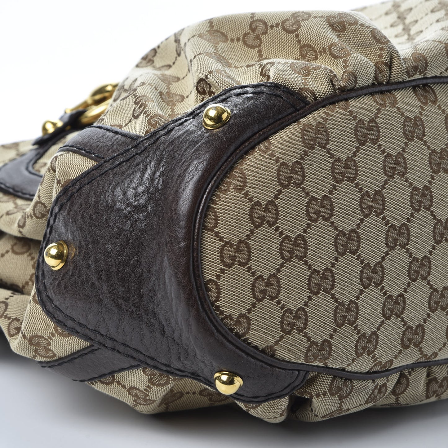 Monogram Medium Jockey Tote Dark Brown