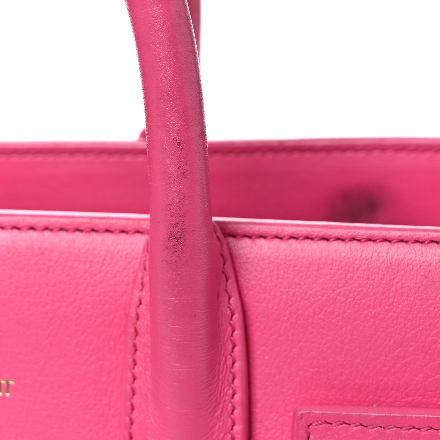 Calfskin Nano Sac De Jour Lipstick Fuchsia