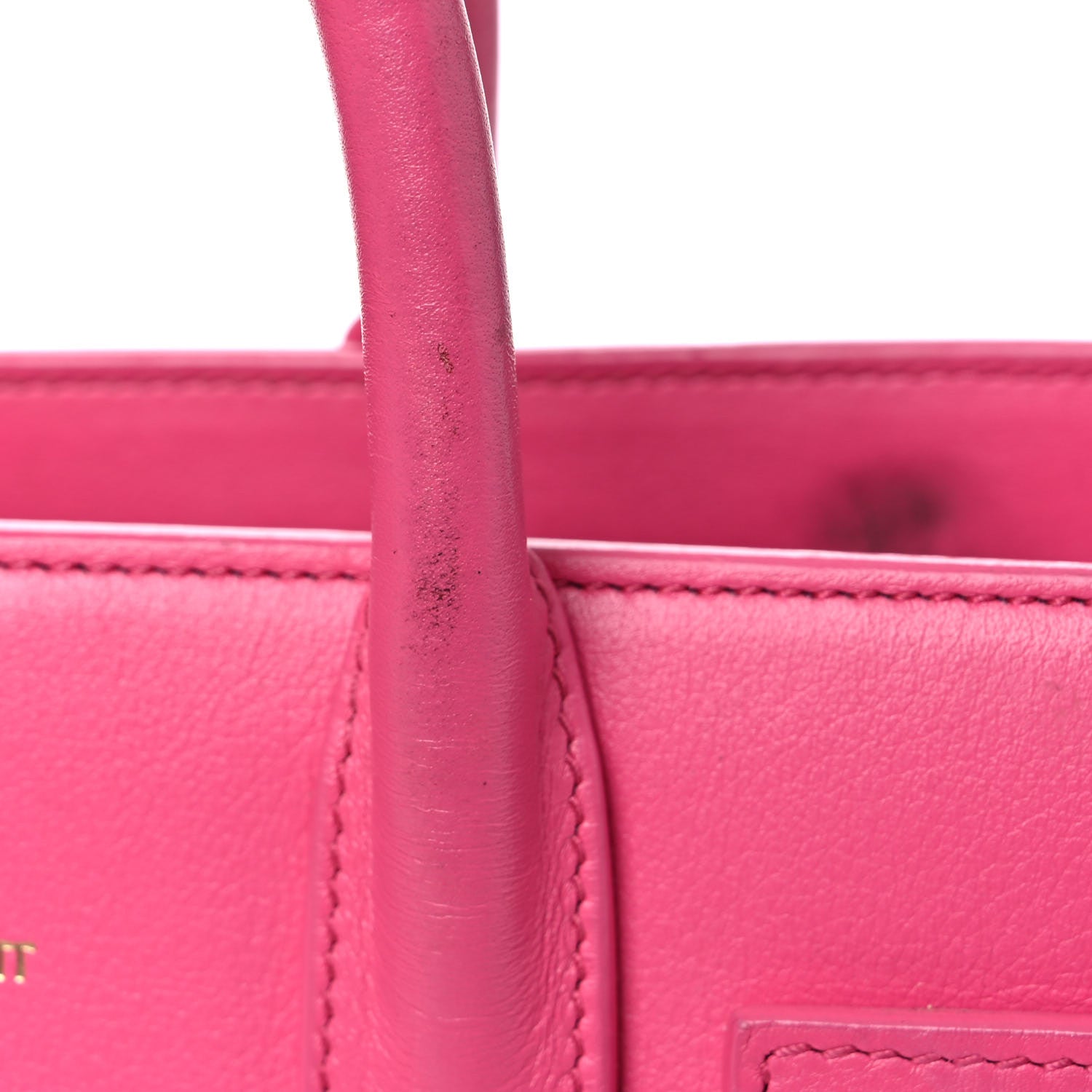 Saint Laurent Calfskin Nano Sac De Jour Lipstick Fuchsia 24 of 24