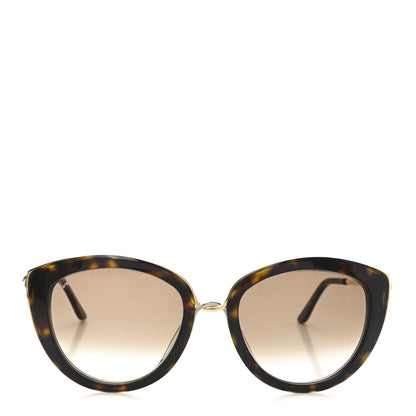 Cartier Metal Acetate Trinity Cat Eye Sunglasses CT0226S Tortoise 2 of 7