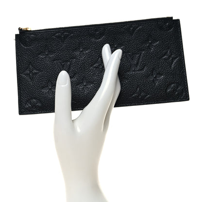 Louis Vuitton Empreinte Felicie Chain Wallet Zippered Insert Black 2 of 7