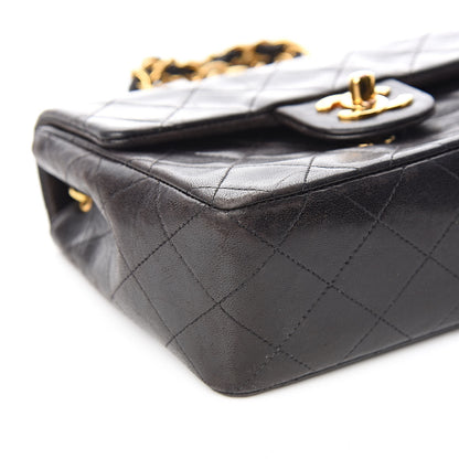 Chanel Lambskin Quilted Mini Square Flap Bag Black 9 of 14